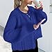 Canbebig Womens Cardigan Sweater Soft Button Down Jackets Loose Long Sleeve Chunky Knit Cropped Jackets Fall Classy Clothes