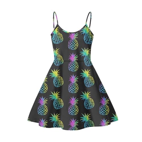 Image of Coloranimal Women's Summer Sleeveless Casual Swing Dresses with Loose Fit Beach Sundress