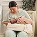 My Brest Friend Super Deluxe Nursing Pillow - Enhanced Comfort & Ergonomic Breastfeeding Pillow for Ultimate Support for Mom & Baby - Adjustable and with Handy Side Pocket,100% Organic Cotton Oat
