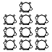 Panari 10PCS 795629 Carburetor Gasket for 272653 272653S 12A800 12B800 12C800 12D800 Series Quantum Engine Craftsman Toro Lawn Mower Parts