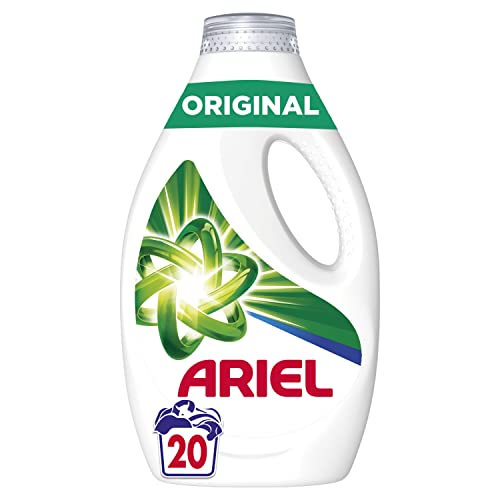 Ariel Lessive Liquide, 170 lavages, Extra Fiber Protection, Nettoyage Intense + Extra Color & Care