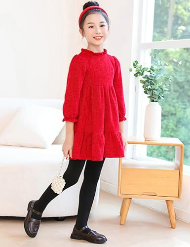 Kiench Girls Tights for Kids Teens School Uniform Ballet Dance Tights Pack of 34