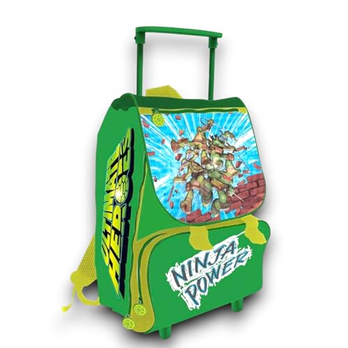 Design esclusivo Tartarughe Ninja – Grafica vivace “Ultimate Heroes Ninja Power” con i personaggi preferiti dei bambini.