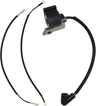 Ignition Coil Fit for Partner 350 351 370 440 Poulan 2150 2375 Jonsered CS2137 McCulloch 318 435 Florabest 46cc Replaces 530039167