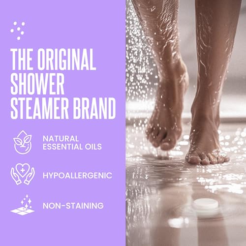 Cleverfy Shower Steamers Aromatherapy for Women and Men – Self-Care Shower Bombs for Stress Relief and Relaxation – 18 Tablets