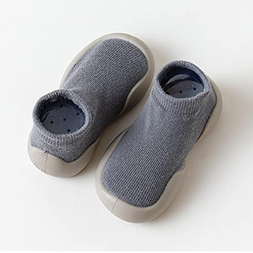 Generic Infant Fall Solid Socks Shoes Boys Girls First Walking Shoes Baby Home Floor Socks Soft Rubber Sole Shoes Baby Shoes2