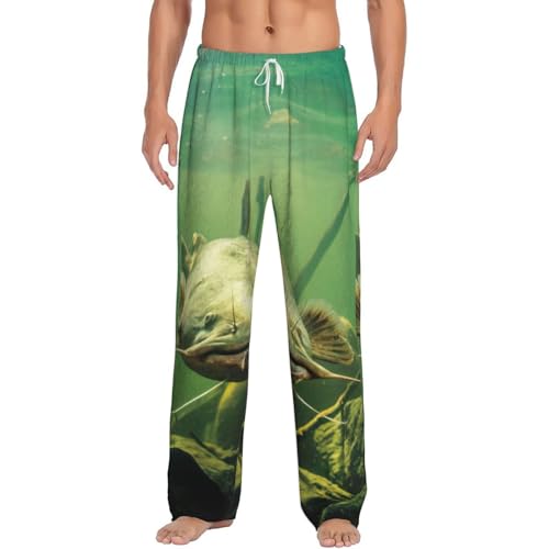 Pantalon de pyjama homme en polaire douce pour vêtement de détente cocooning hiver