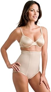 Miraclesuit Shapewear Women's Extra Firm Shape with an Edge Hi-Waist Brief Nude Body Shaper LG