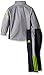 adidas Baby Boys' Tricot Jacket and Pant Set, Onix/Green, 24 Months