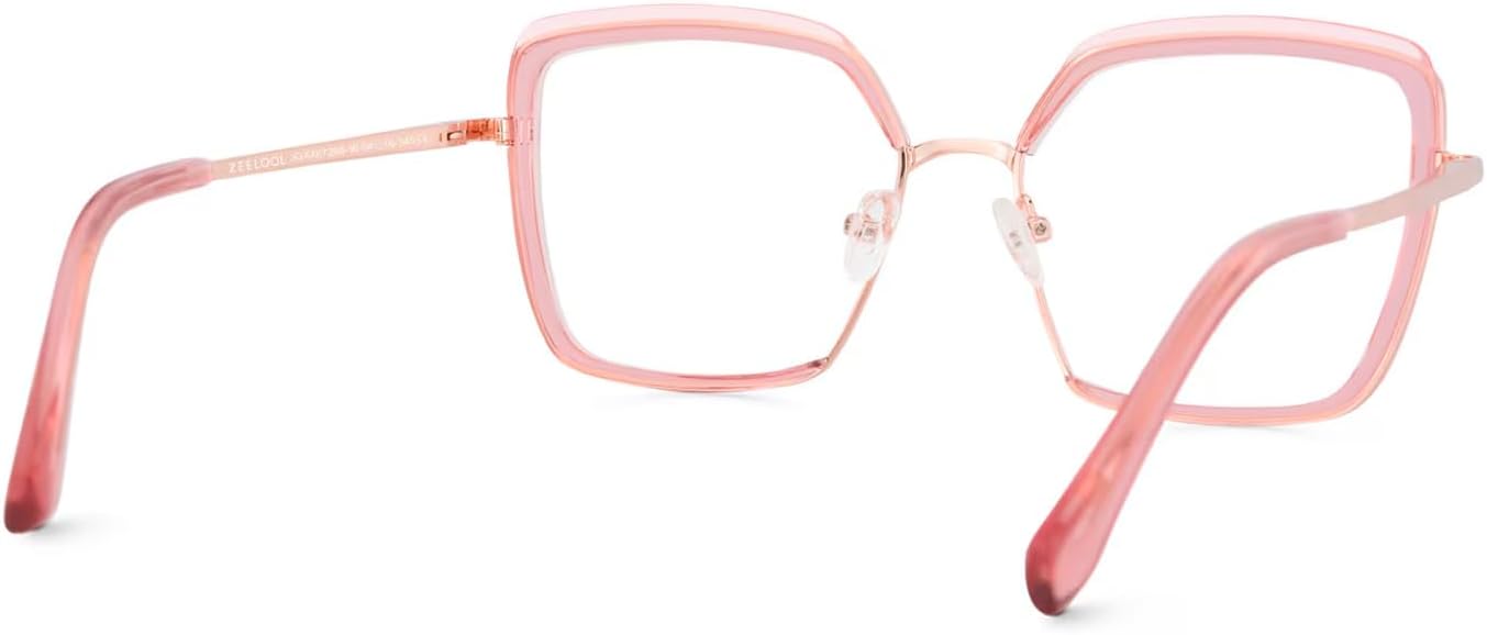 Zeelool Classical Square Glasses Frame for Women Clear Lens Eyewear Frames Cordaro JGX467298 - Image 7