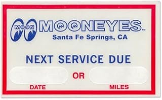 ムーンアイズ(MOONEYES) ステッカー Next Service Due＿SC-DM225-MON