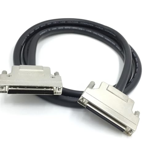 RIKYJIC SCSI 68-Pin Male to Female Extension Cable HPDB68 Data Line 1M Length