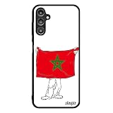 Cover in silicone A14 4G 5G Bandiera Marocco Marocchino Basket Calcio personalizzato portatile Can Disegno per Samsung Galaxy