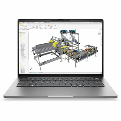 Image of HP ZBook 8 G2a 14 inch Copilot+ PC Mobile Workstation - 2.5K - 120 Hz - AMD Ryzen AI 7 PRO Ryzen AI PRO 400 Series 450-32 GB - 512 GB SSD - English Keyboard - Meteor Silver - AMD Chip - 2560 x 1600 - Wi