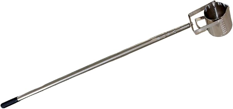 Telescopic Rods Water Sampler Telescoop Water Sampling Dipper System Stainless Steel Rod Pendulum Beaker Sampler Water Sampling Rod Vertical Swing SamplerSize0.86m-2m/2.8ft-6.6ft,Color500ml