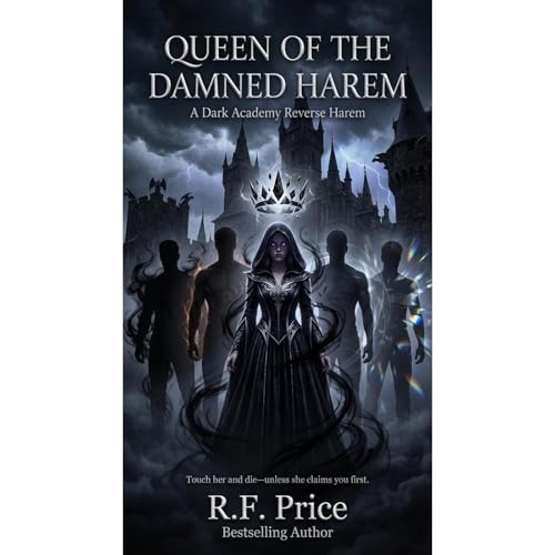 Queen of the Damned Harem: A Dark Academy Reverse Harem Audiolibro Por R.F. Price arte de portada