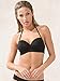 Smart & Sexy Women's Swim Secret Halter Bikini Top, Black Hue, 36DD