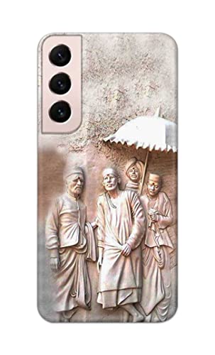 Image of Printed Hard Back Cover Case for Samsung Galaxy S22 Plus 5G | S22+ 5G Back Cover (Sai Baba) -1803