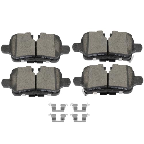 Image of SCITOO D2374 Rear Ceramic Brake Pads Sets w /Hardware Replacement For Buick For Envista 2024,For Chevrolet For Equinox | For Malibu | For Trax,For GMC For Terrain 2021-2024