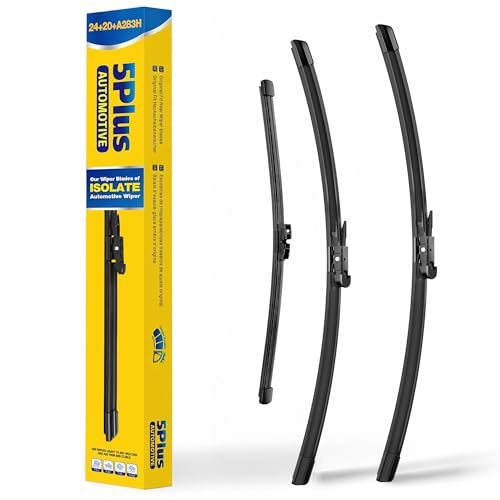 Image of Wipers Replacement for Ford Escape 2020-2023 Windshield Wiper Blades,24 inch+20 inch Windshield Wipers with 11 inch Rear Wiper Blade - Factory Fit & All-Season OEM Quality (Pack of 3)