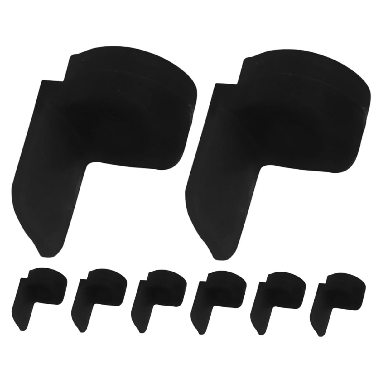 OFFSCH Clarinet Thumb Rests 8pcs Silicone Finger Pads Comfortable Clarinet Accessories Oboe Rest Musical Instrument Supplies