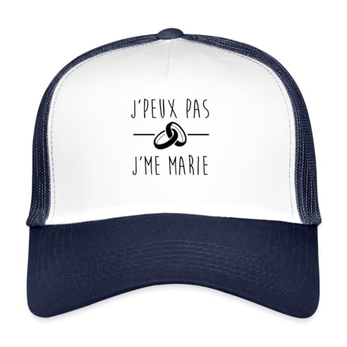 Casquette trucker EVG J'peux pas j'me marie pour enterrement de vie de garçon
