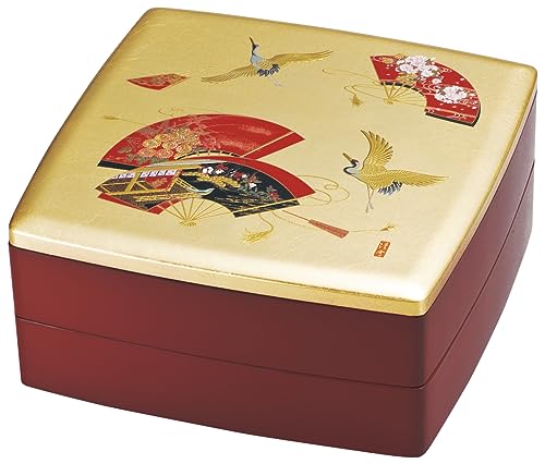まえじゅう漆器 宝扇 胴張オードブル(中子付) 7R-837