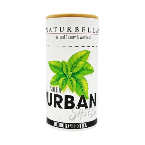 Gisa Wellness, Urban Shield, Deodorante Solido Naturale, Oli Biologici Bicarbonato e Magnesio, Freschezza Intensa e Lunga Durata, Plastic Free, Made in Italy
