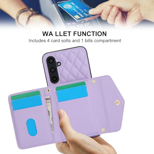 Coque Samsung Galaxy A55 5G avec protège-écran verre trempé et blocage RFID