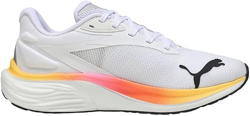 PUMA Chaussures de Course Electrify Nitro 4 pour Homme, Blanc-Poison Rose-Sun Stream, 42 EU, Puma Poison Blanc Rose Soleil ruisseau, 43 EU - 3