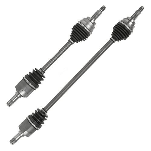 Image of Detroit Axle - Front CV Axles Assembly Replacement for 2001 2002 2003 2004 2005 Kia Rio Automatic Transmission - 2pc Set