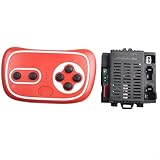 Electric Toy Car Remote Control Receiver 6V 12V 24V Compatible with 2.4G RC Various Models for Kids Vehicle Controller Replacement Part(RX23 A 12V Full set red)