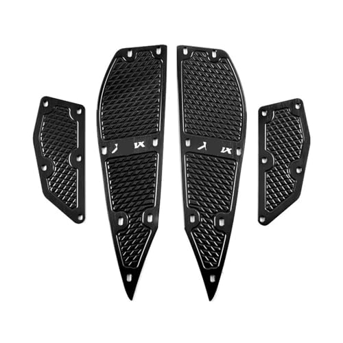 Repose-pieds de moto en plaque alu pour Xmax 300 250 125 2017-2018