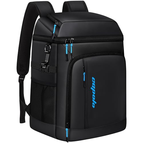 Capolo Cooler Backpack Insulated Leak Proof 36/45 Cans, Soft Camping Bacpack Cooler Thermal Bag Ice Chest, Portable Waterproof Travel Cooler Bag for Lunch Beach Picnic Shopping