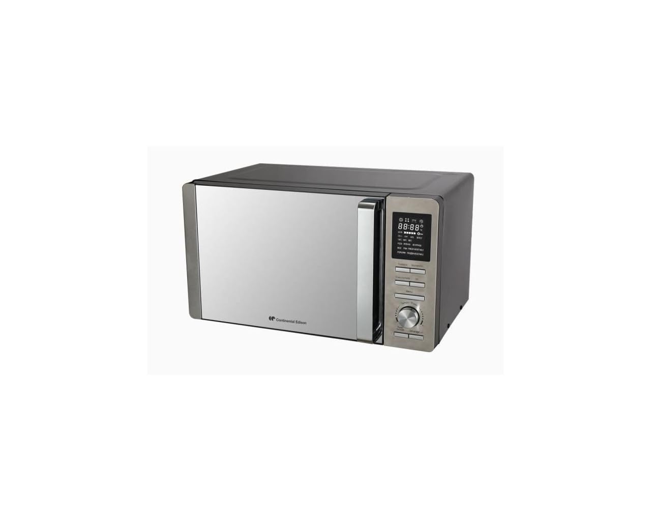 Micro-ondes combiné - CONTINENTAL EDISON - CEMO25SG13S3 - Silver - 25 L - Porte Miroir - 1400 W - Grill 1200 W - Convection 1200 W