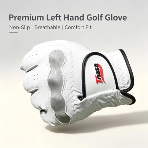 Tnasa 3 Pack Cabretta Men Left Golf Glove for Right Handed Golfers L by Tnasa - Used condition - Image 7