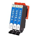 ICC70L 純正品併用 3本 互換インクカ�