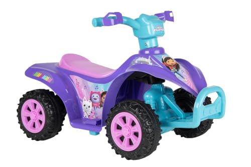 Image of Gabby's Dollhouse - 6V Kids Ride-On ATV with LED Headlights and Battery
