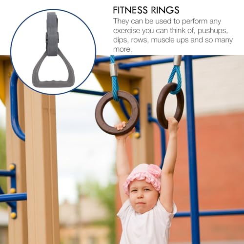 Anillas de Gimnasia Fitness ORFOFE 2 Pzas con Correas Ajustables miniatura 5