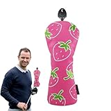 ゴルフクラブカバー,防水ストロベリードライバーカバー | 衝撃吸収 防摩耗 ヘッドカバー ゴルフ場 練習場 トーナメント クラブハウス 旅行用