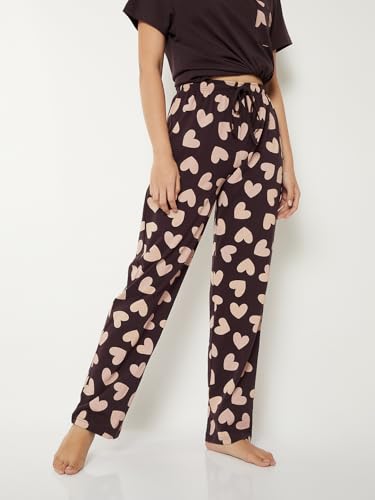 Image of Max Women's Printed Round Neck Half Sleeve Cotton Pyjama Set