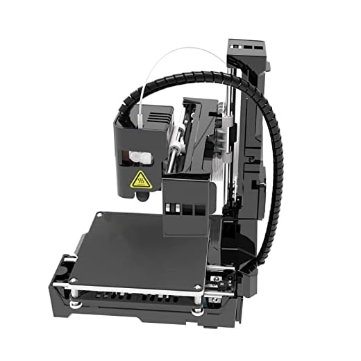 Mini Impresora 3D FDM para Principiantes, Impresora 3D Portátil de Bricolaje de 4 X 4 X 4 Pulgadas, Montaje Rápido, Alta Precisión de Impresión, Volumen de Impresión de (Enchufe de la UE)