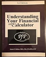 Understanding your financial calculator (Dalton PFP series) 1890260045 Book Cover