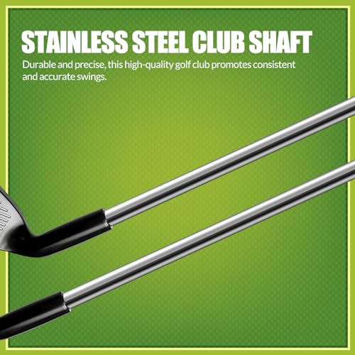 Perfeclan Golf Chipper Club Golf Wedge Right Handed Detachable Nonslip Grip Chipping Practice Club Golf Sand Wedge for Beginners Unisex Advanced, Kids - Image 2
