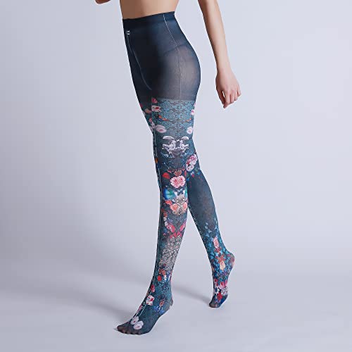 Image of Sahabowi Women Tights, Sheer High Waist Pantyhose, Vintage Control Top Stockings