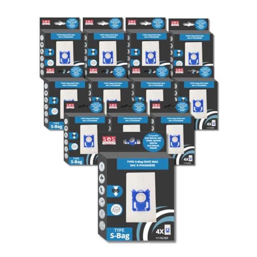 Lote de 12 cajas de 4 bolsas tipo S BAG aspiradora 9001684589 ELECTROLUX