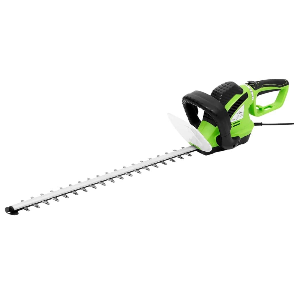 Elektryczne nożyce do żywopłotu, 61 cm, 750 W, 610 mm, długość cięcia, regulowany kąt uchwytu, przycinarka do żywopłotu, do pielęgnacji krzewów, ogrodu, z kablem sieciowym