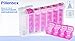 Produktbild 7 Tage PILLENBOX Pillendose Tablettenbox Medikamentenbox 3 Farben Pillen Dose Box 95 (Pink)
