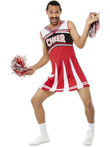 Déguisement de pom-pom girl Smiffys Give Me A costume de cheerleader rouge