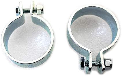 Zinc 1-3/4" Muffler Clamp Set, FITS: XL 2004-UP, FX 1995-UP